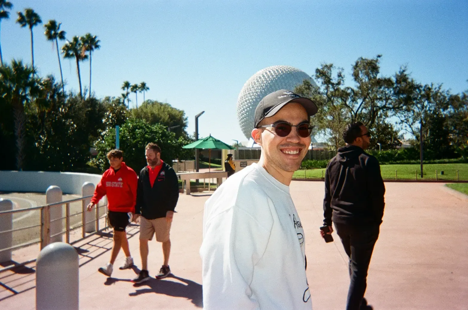 An image of me at EPCOT center in Disney World